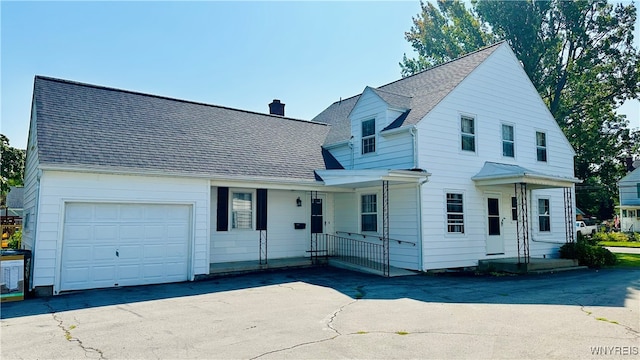 front facade featuring a garage