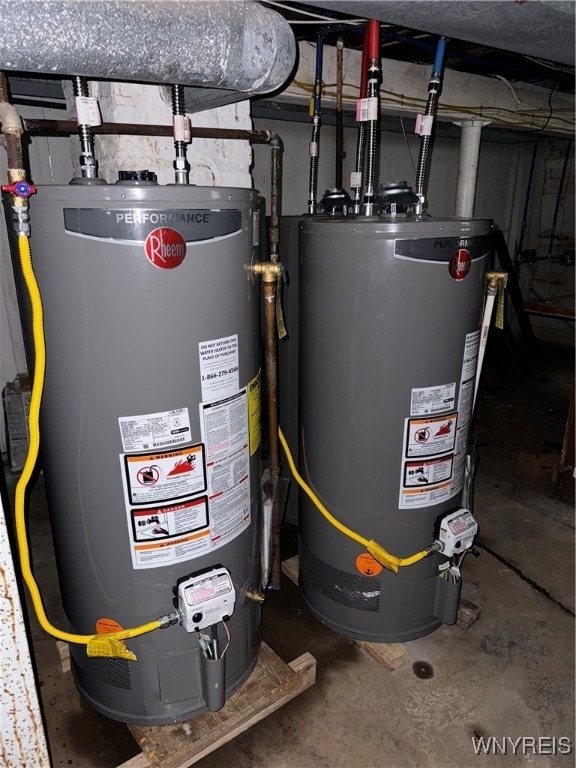 utilities with gas water heater