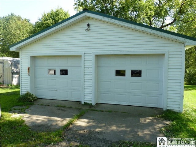 132 Miller St, Sherman, NY 14781 - view of detached garage