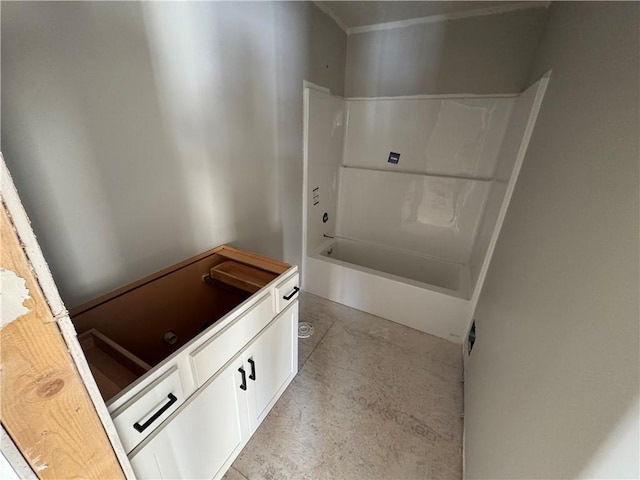 bathroom featuring bathing tub / shower combination