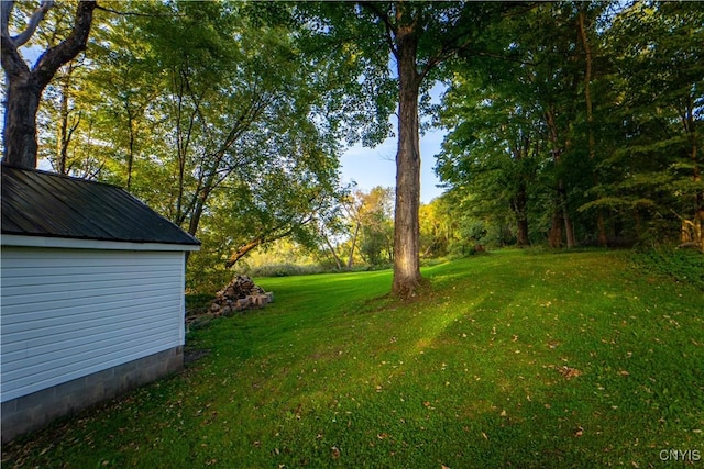 view of yard