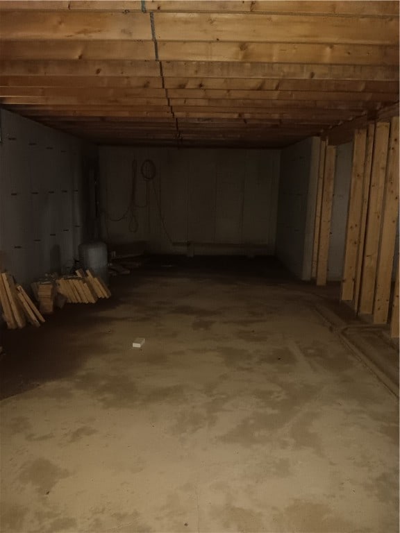 view of basement