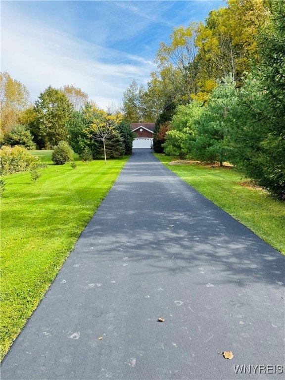 exterior space with a front yard