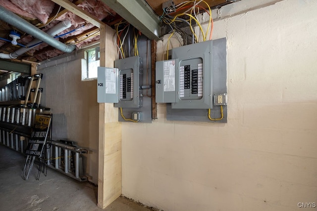 utilities with electric panel