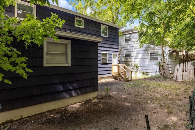 view of rear view of property