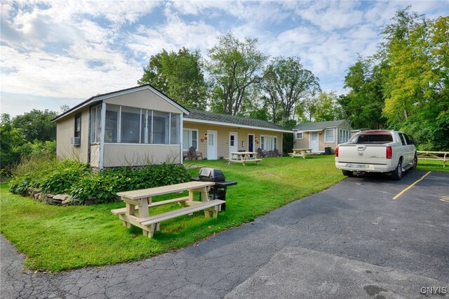 38 Walton St, Alexandria, NY 13607 - view of front of property with a front yard