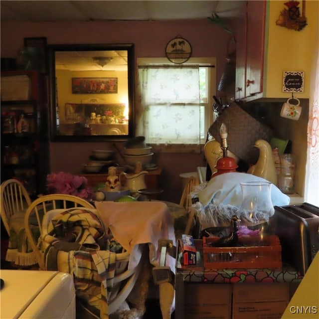 view of dining area