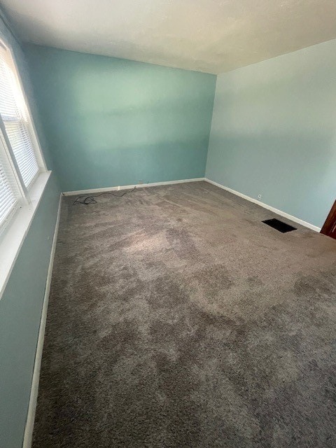 empty room with carpet floors