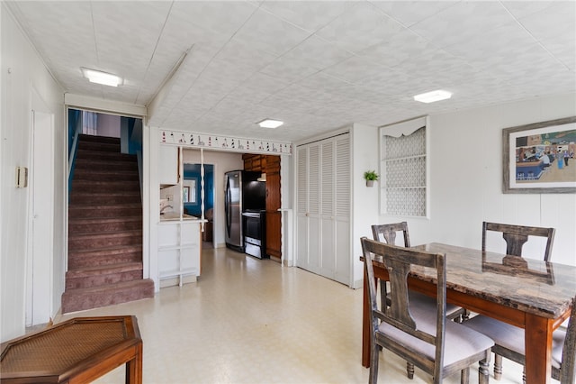 view of dining area