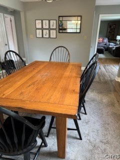 dining area featuring hardwood / wood-style flooring