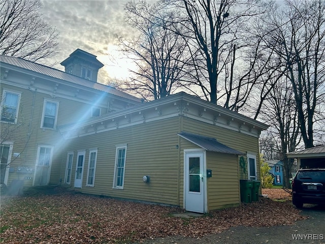 view of side of home