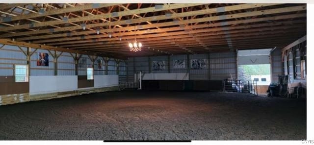 basement featuring a wealth of natural light