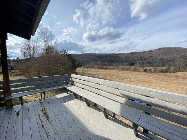 view of deck