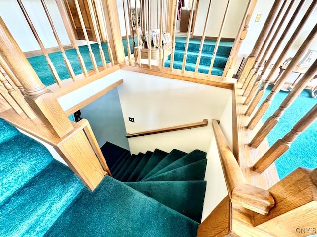 view of stairs