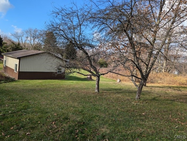 view of yard