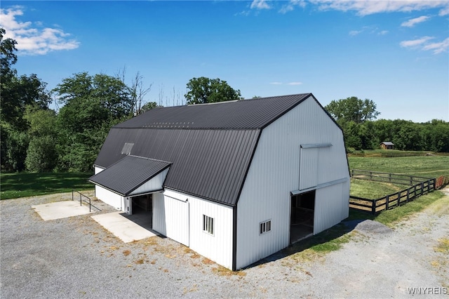 view of outbuilding