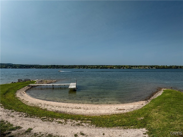 view of water feature