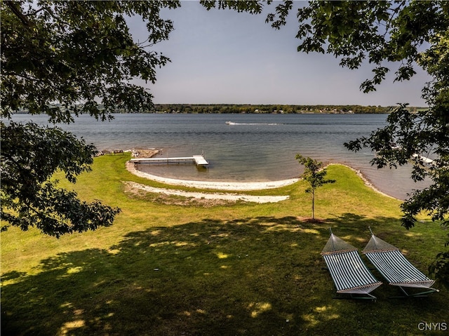 view of water feature