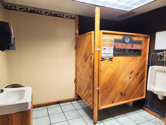 bathroom featuring tile patterned floors