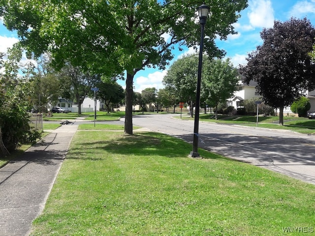 view of road