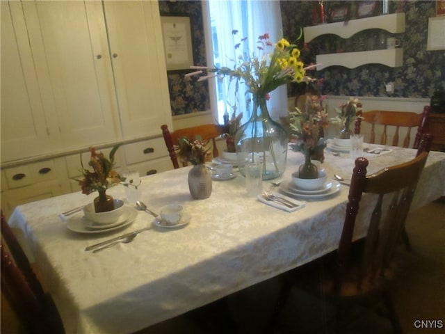 view of dining room