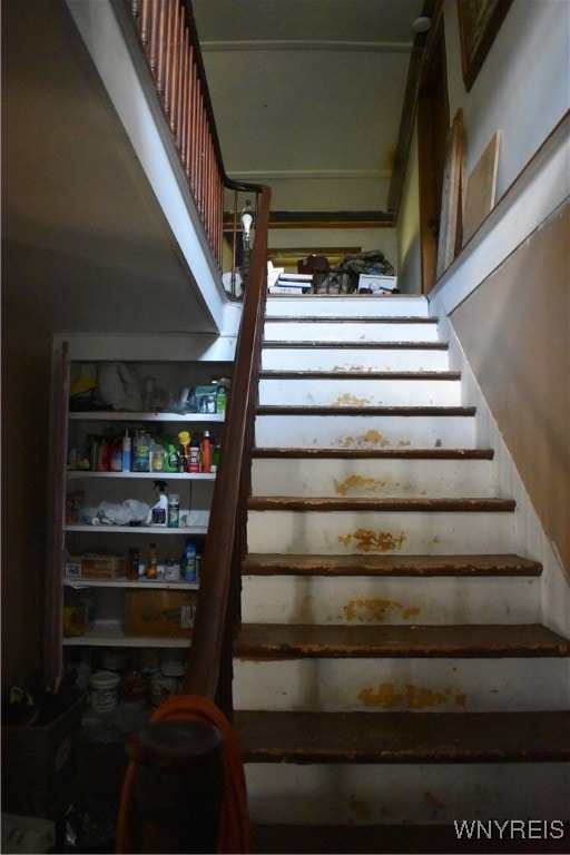 view of staircase