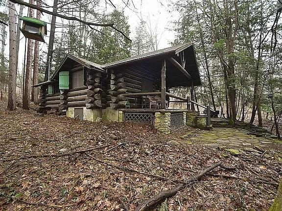 8578 County Road 49, Rushford, NY 14717 - view of side of home featuring log exterior