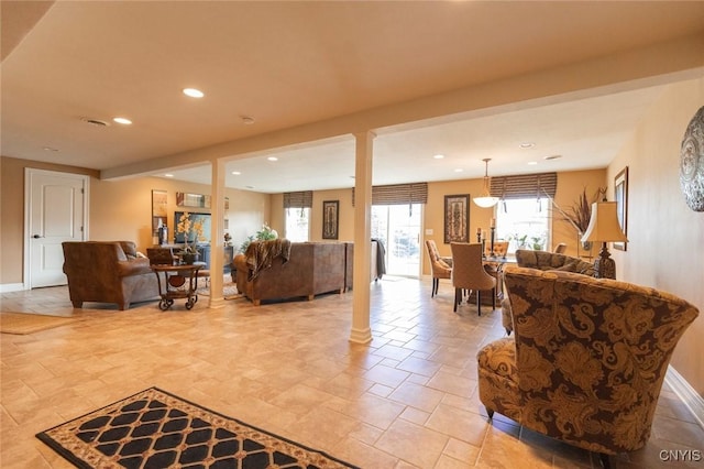 view of living room