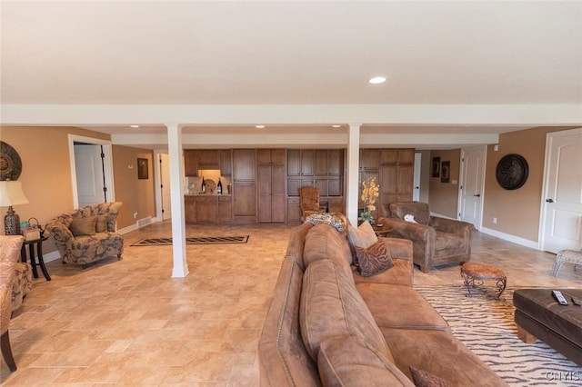 view of living room