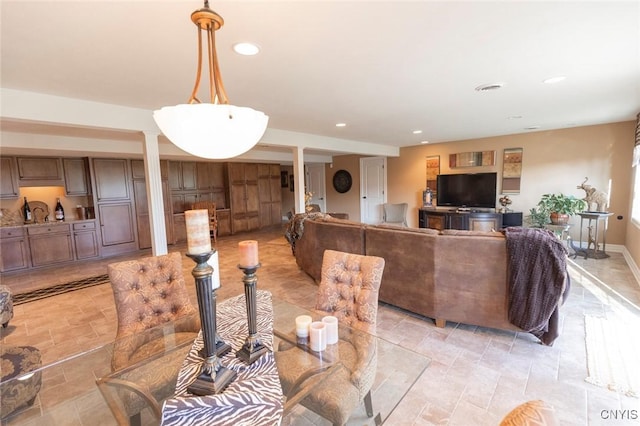 view of dining area