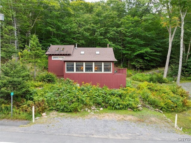 3544 State Route 28, Webb, NY 13420 - view of outbuilding with a wooded view