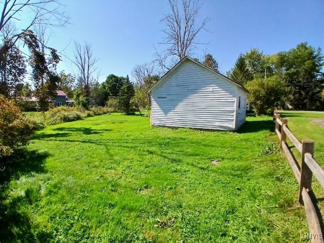 view of yard