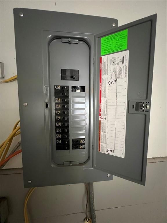 utilities with electric panel