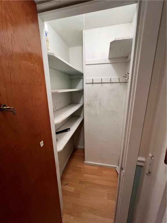 interior space featuring light wood-type flooring