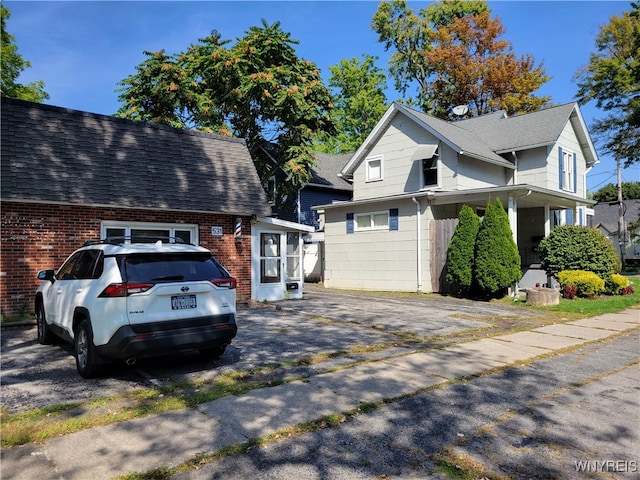 view of side of property