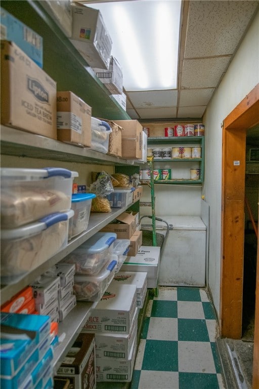 view of storage room