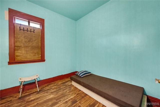 unfurnished room featuring hardwood / wood-style floors