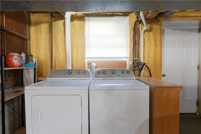 laundry area with washer and clothes dryer