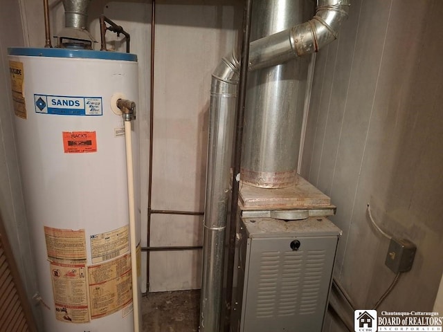 utilities with gas water heater