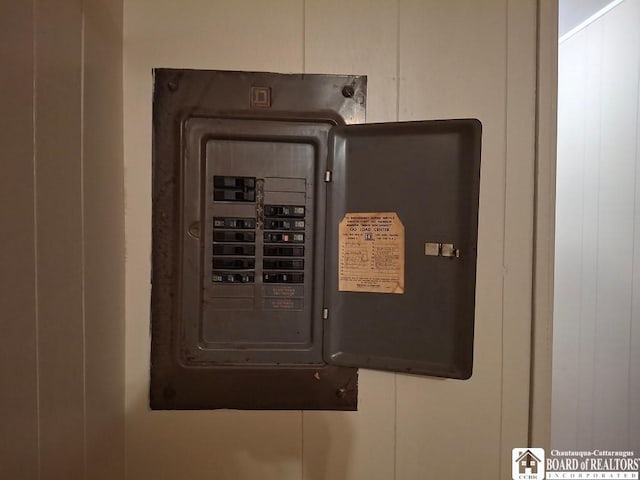 utility room featuring electric panel