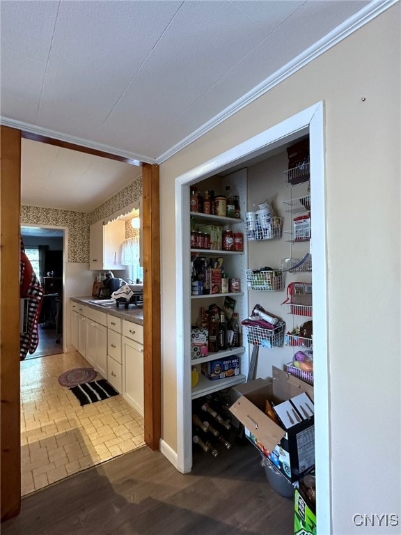 pantry with sink