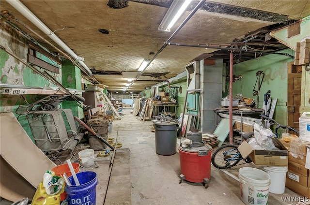 miscellaneous room featuring concrete floors