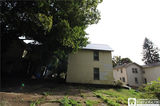 view of back of property