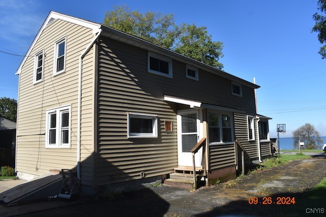 view of rear view of house