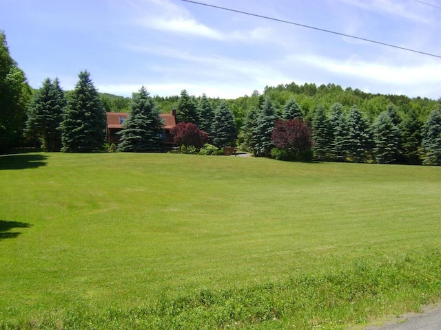 exterior space with a lawn