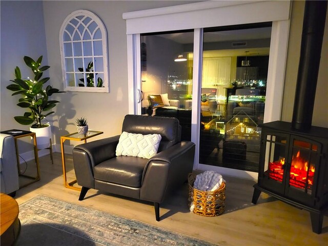 205 Lakeshore Dr Unit 520, Canandaigua City, NY 14424 - living area featuring wood finished floors