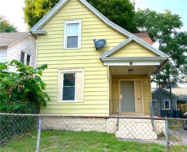 view of front of house