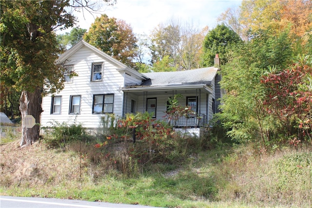 view of front of house with a porch