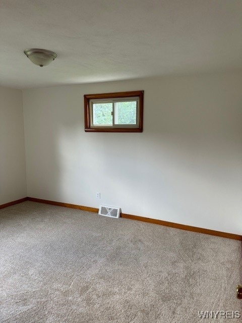 spare room with carpet floors