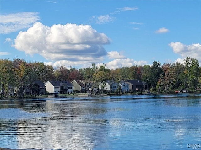 view of water feature